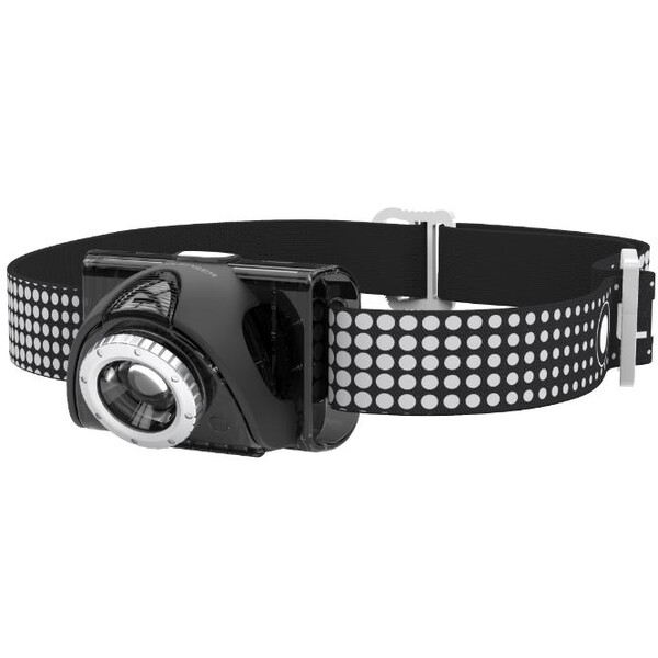 LED LENSER Lámpara frontal SEO7R Black