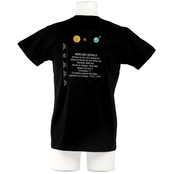 Omegon T-Shirt Camiseta del tránsito de Mercurio de en talla 3XL