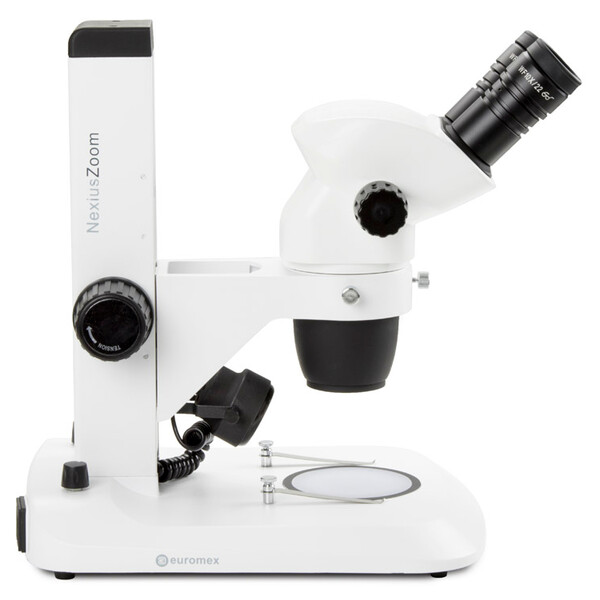 Euromex Microscopio stereo zoom NZ.1902-S, 6.7-45x, Barra dentada, Luz incidente y transmitida, bino