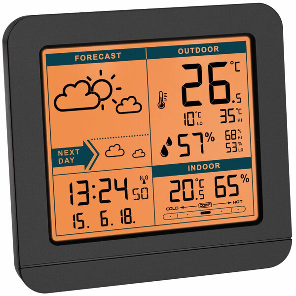 TFA Estación meteorológica Weather station Sky black