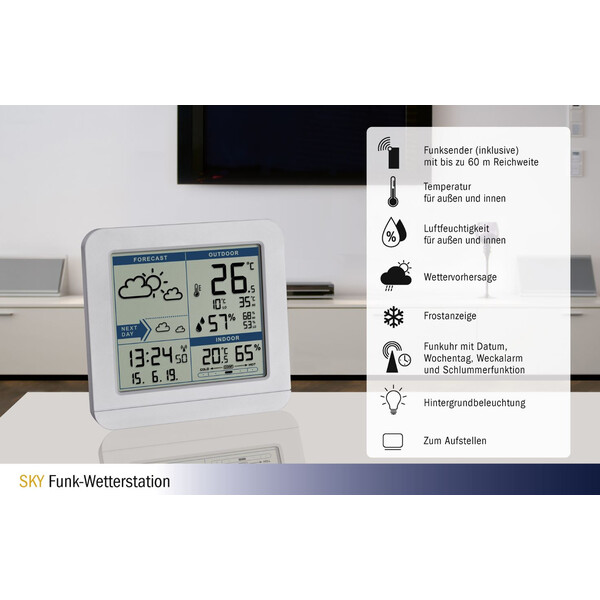 TFA Estación meteorológica Weather Station Sky white