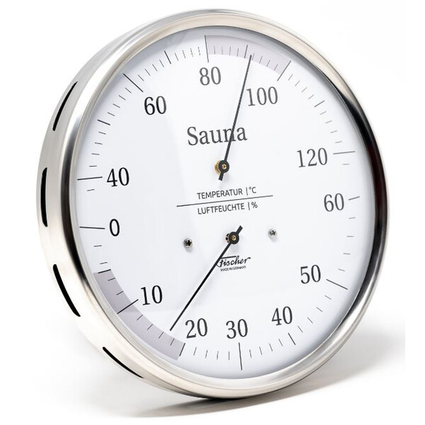 Fischer Estación meteorológica Sauna-Thermohygrometer 130 mm