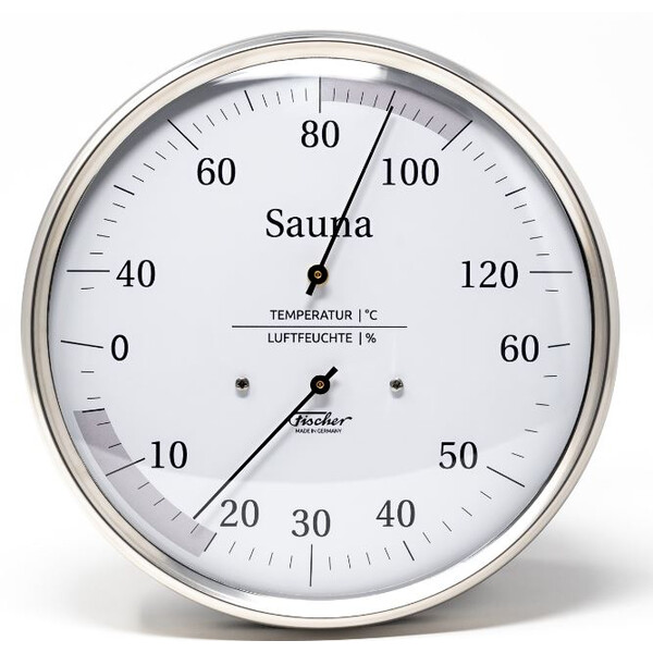 Fischer Estación meteorológica Sauna-Thermohygrometer 130 mm
