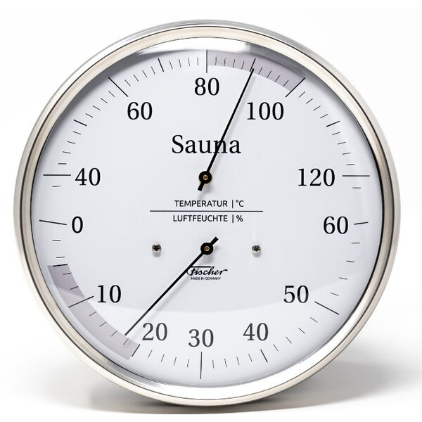 Fischer Estación meteorológica Termohigrómetro de sauna 130 mm
