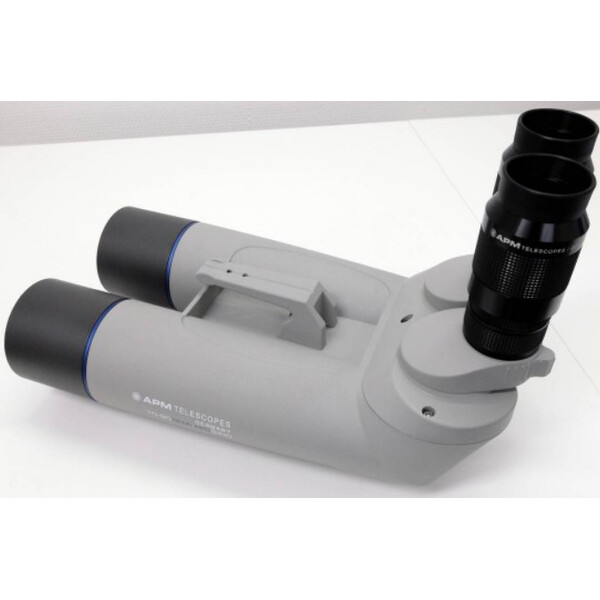 APM Binoculares de 70 mm, 90° no ED 1,25 con oculares UF de 24 mm y maletín