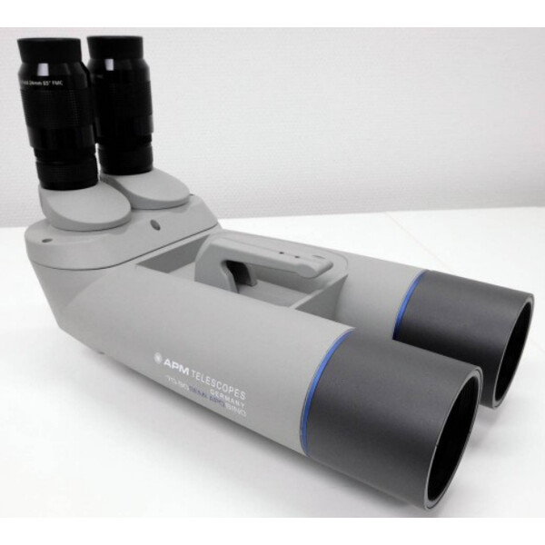 APM Binoculares de 70 mm, 90° no ED 1,25 con oculares UF de 24 mm y maletín