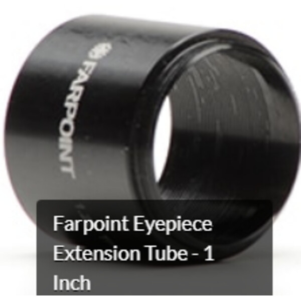 Farpoint Tubo extensor de 1.25", con recorrido óptico de 37,5 mm