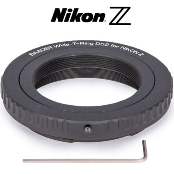 Baader Adaptador para cámaras T2/Nikon Z & S52 Wide-T