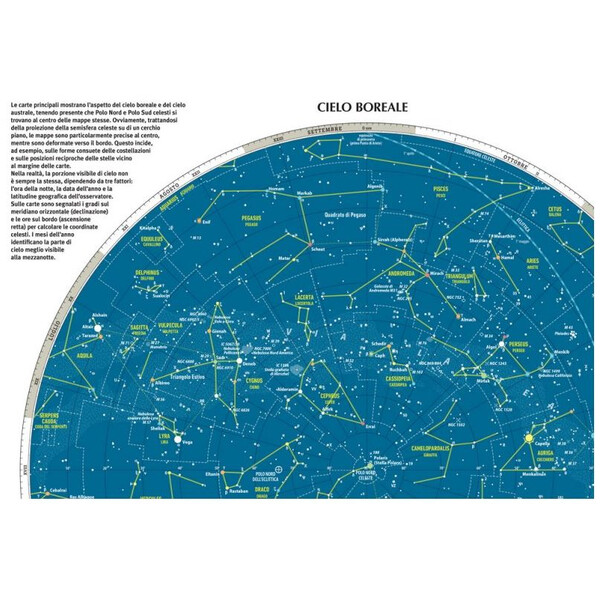 Libreria Geografica Póster Il Cielo/ Le Costellazioni dello Zodiaco astronomico