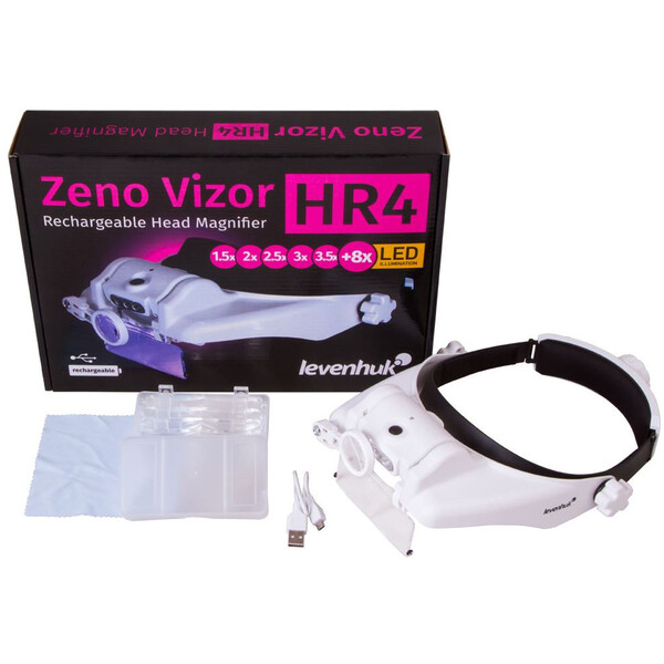 Levenhuk Lupa Zeno Vizor HR4 rechargeable
