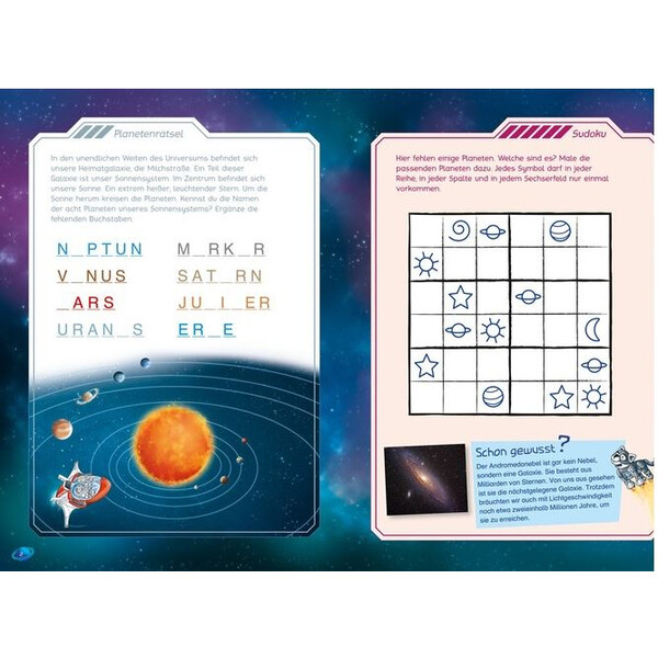 Tessloff-Verlag Pequeño Mayor Tom Puzzle divertido Planetas