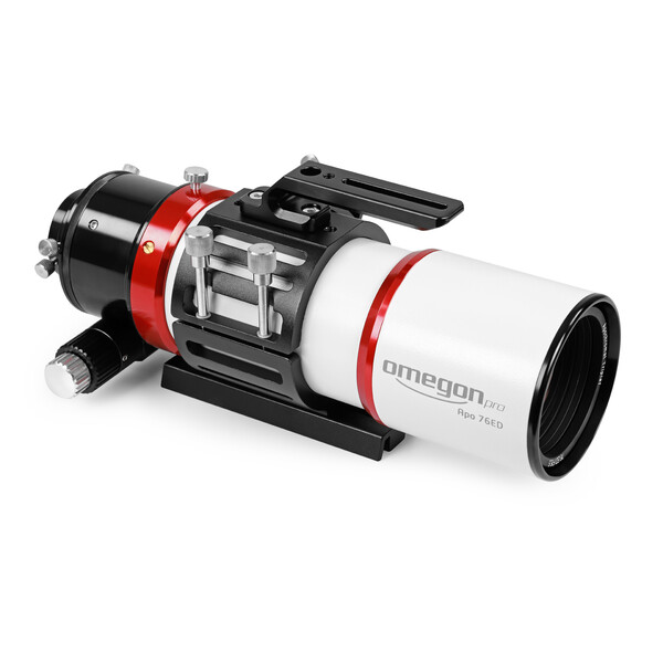 Omegon Refractor apocromático Pro APO AP 76/418 Triplet ED OTA + informe de pruebas