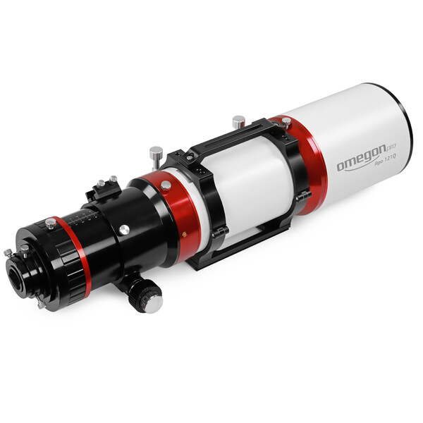 Omegon Refractor apocromático Pro APO AP 121/678 Quintuplet OTA + informe de pruebas