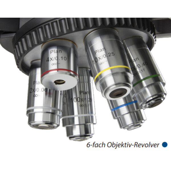 Euromex Microscopio Delphi-X, DX.1158-APLi, trinocular, objetivos plano apocromáticos, 40x-1000x, cabezal ergonómico, AL, LED-3 W