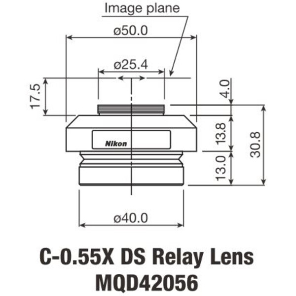 Nikon Adaptador para cámaras C-Mount-Adapter 0,55x