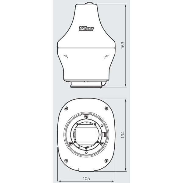 Nikon Cámara DS-Qi2, Mono, 16.25MP, USB3.0, CMOS, F-mount