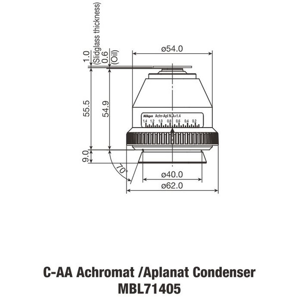 Nikon Condensador Achromat C-C