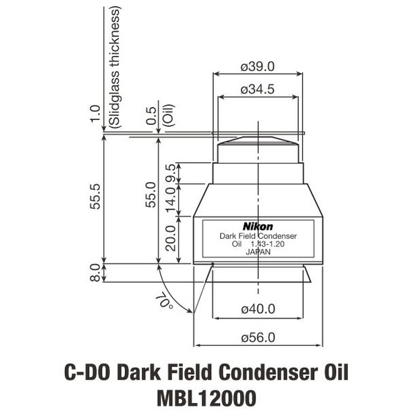 Nikon Aceite para condensadores Darkfield