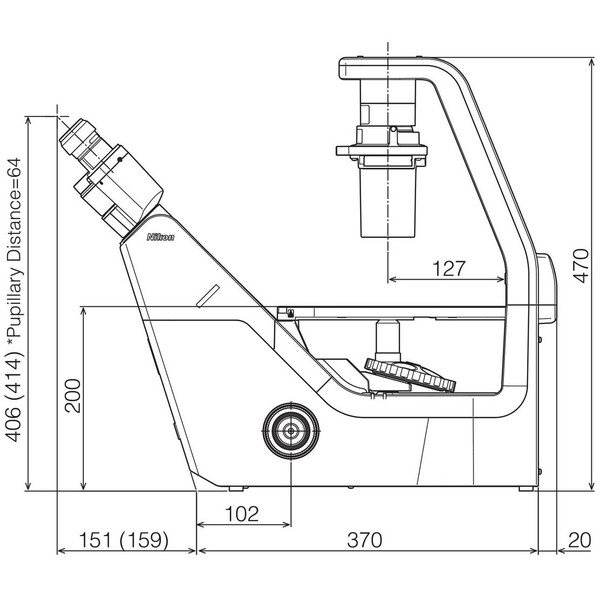 Nikon Microscopio invertido Mikroskop ECLIPSE TS2, invers, bino, PH, w/o objectives