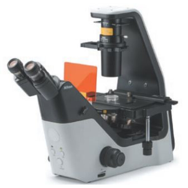 Nikon Microscopio invertido Mikroskop ECLIPSE TS2, invers, trino, PH, FL, w/o objectives