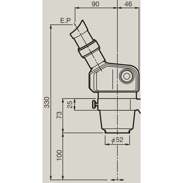 Nikon Microscopio stereo zoom SMZ460, bino, 0,7x-3x, 45°, FN21, W.D.100 mm, Luz transmitida, LED