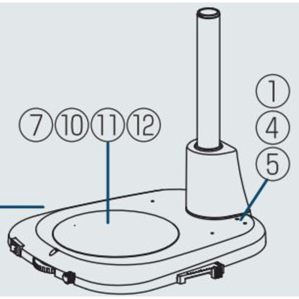 Nikon Microscopio stereo zoom SMZ745, bino, 0,67x-5x, 45°, FN22, W.D.115 mm, Luz transmitida, LED
