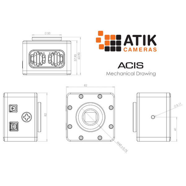 Atik Cámara ACIS 2.4 Mono