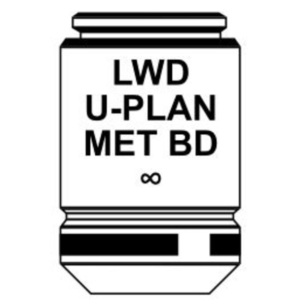 Optika objetivo IOS LWD U-PLAN MET BD objective 50x/0.55, M-1097