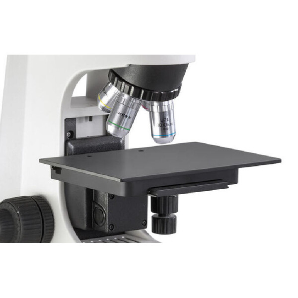 Kern Microscopio OKM 172, MET, POL, bino, Inf, planachro, 50x-400x, Luz reflejada, HAL, 30W