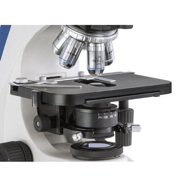 Kern Microscopio OKO 178, MET, POL, trino, Inf plan, 50x-1000x, luz incidente/reflejada, HAL, 100W