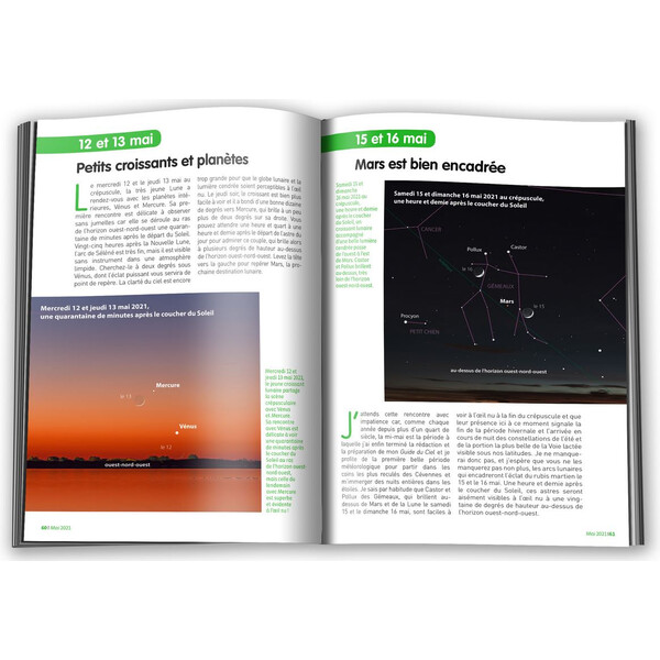 Amds édition  Almanaque Le Ciel à l'oeil nu en 2021