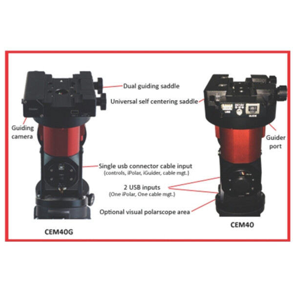 iOptron Montura CEM40G GoTo LiteRoc