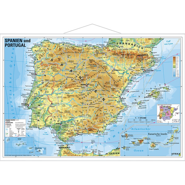 Stiefel Mapa España y Portugal