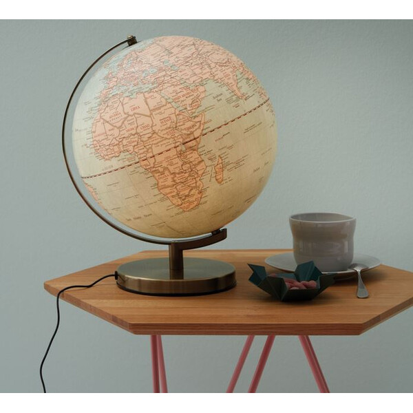TROIKA Globo terráqueo Stellar Light Antique 30cm