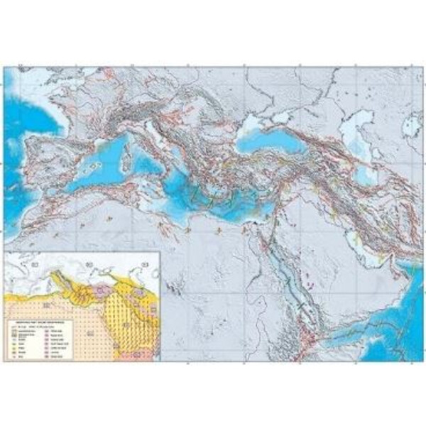 UKGE Mapa geodinámico del Mediterráneo