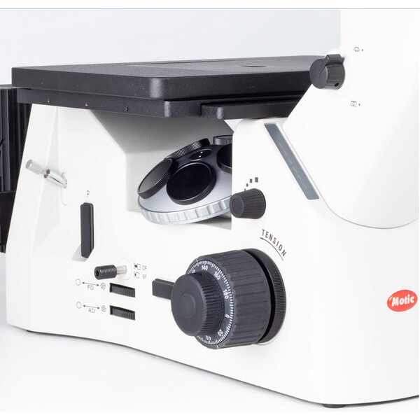Motic Microscopio invertido AE2000 MET trino, infinity, Hal. 100W, (sin objetivos)