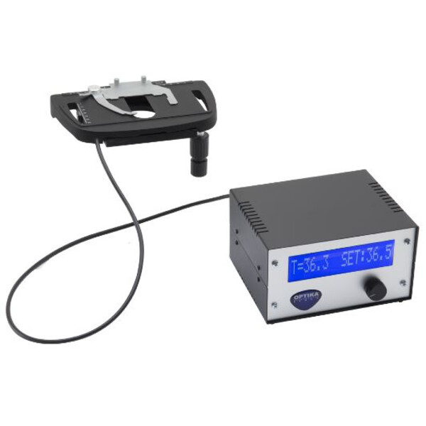 Optika Mesa de calentamiento M-1190H Barra dentada, control de temperatura