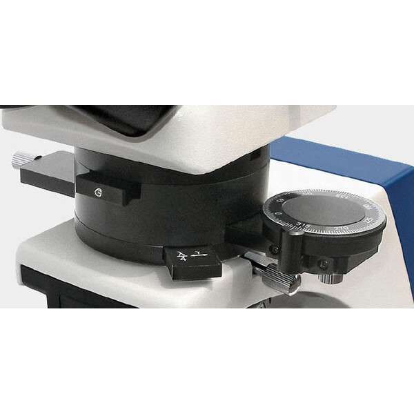 Kern Microscopio OPO 185, POL, trino, plan inf, 40x-600x, luz incidente/transmisiva, HAL, 100 W