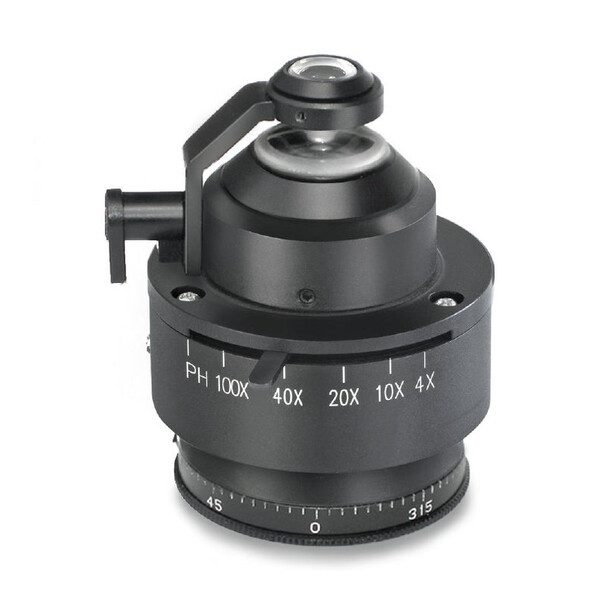 Kern Microscopio OPO 185, POL, trino, plan inf, 40x-600x, luz incidente/transmisiva, HAL, 100 W