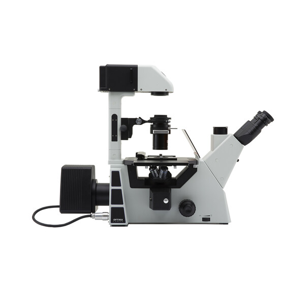 Optika Microscopio invertido Mikroskop IM-5FLD-US, trino, invers, FL-LED, w.o. objectives, US