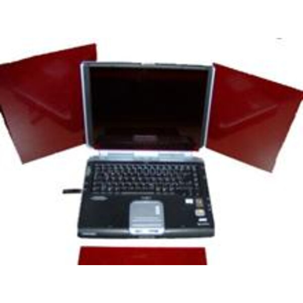 TS Optics Plexiglás rojo para monitor de 215 x 140 mm