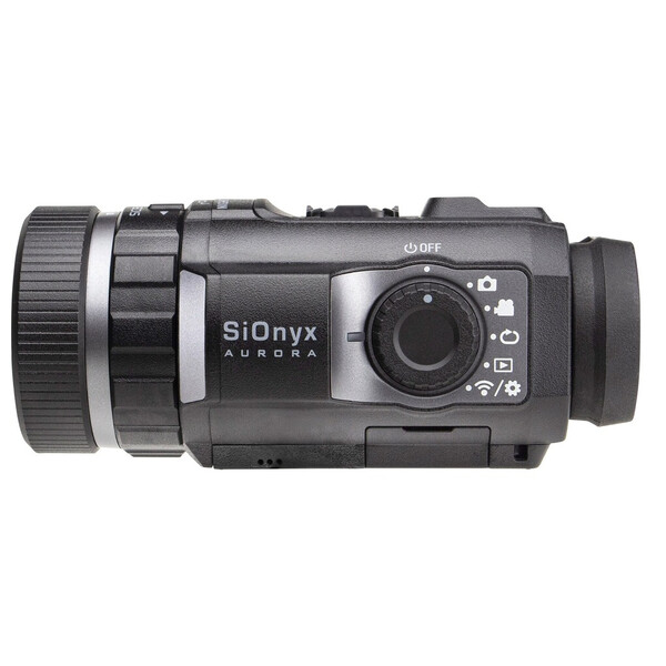 Sionyx Aurora Negra incl. estuche rígido, tarjeta de memoria de 32 GB, 2ª batería, correa de transporte