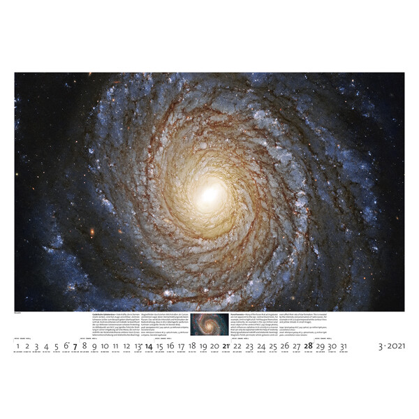 Palazzi Verlag Calendarios Sternzeit 2021