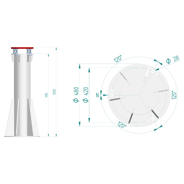 PrimaLuceLab Columna C120