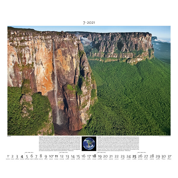 Palazzi Verlag Calendarios Planet Earth 2021