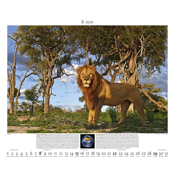 Palazzi Verlag Calendarios Planet Earth 2021