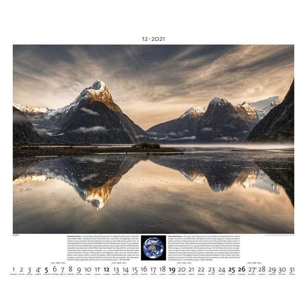 Palazzi Verlag Calendarios Planet Earth 2021