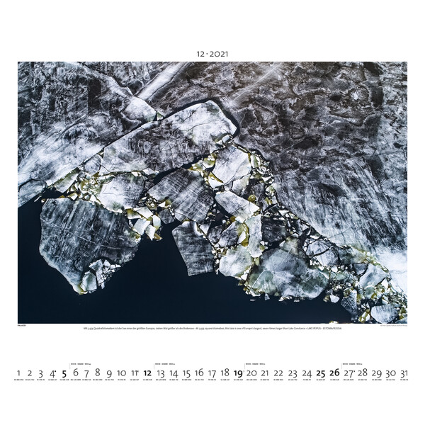 Palazzi Verlag Calendarios Welt von oben 2021