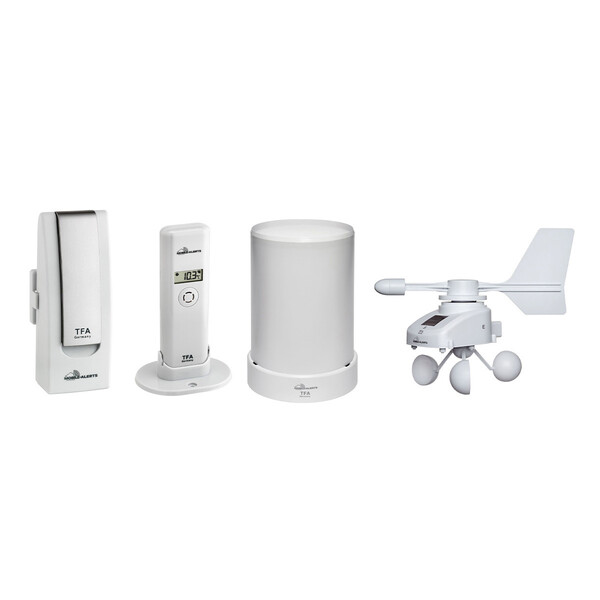 TFA Estación meteorológica Wetterstation-Set mit Klima, Regen & Windsender WEATHERHUB