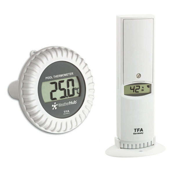 TFA Transmisor Thermo-Hygro con transmisor de piscina WEATHERHUB